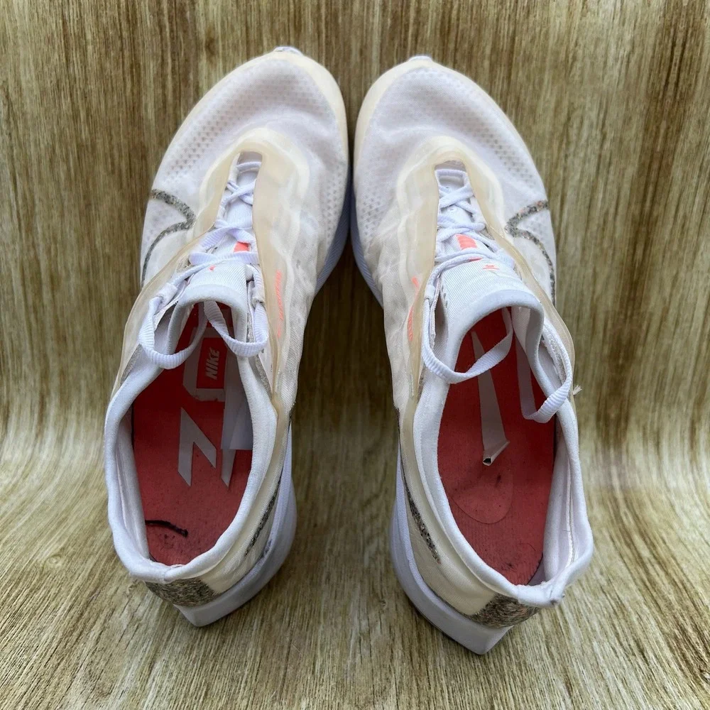 Nike Zoom Fly 3 AW‎ Women's Size 6 White Lava Glow Shoes Sneakers BV7780-100